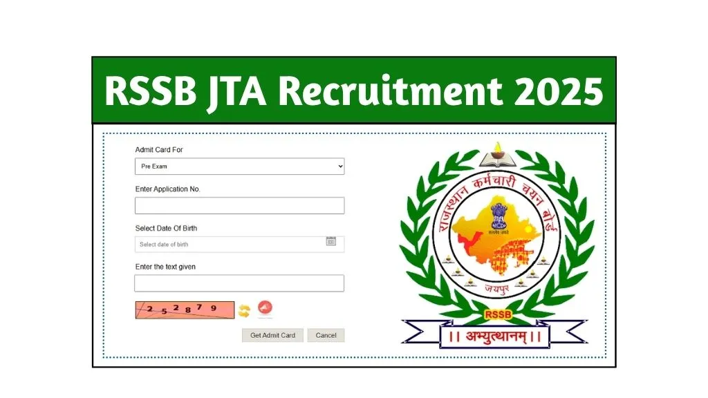 RSSB JTA Recruitment 2025