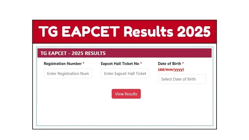 TG EAPCET Results 2025