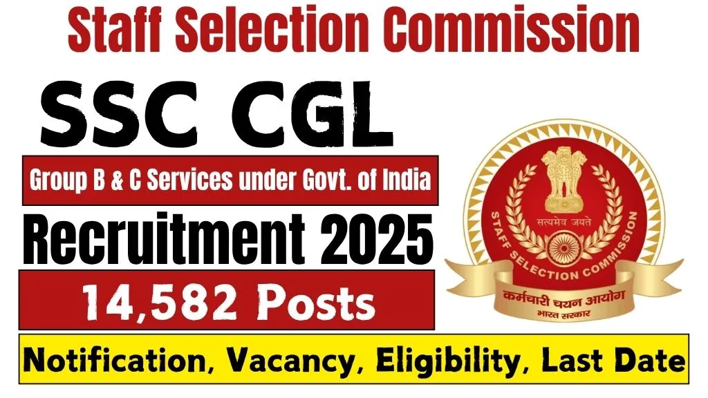 SSC CGL Recruitment 2025